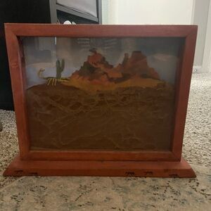 handmade western themed ant farm
